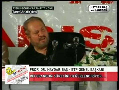 BTP Gnl Bşk Prof Dr Haydar Baş Dailymotion Video