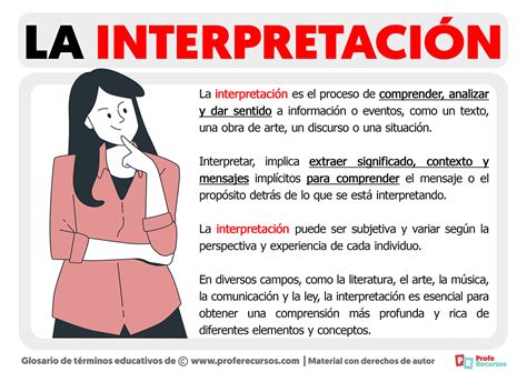 Cómo se realiza la interpretación en el ámbito educativo