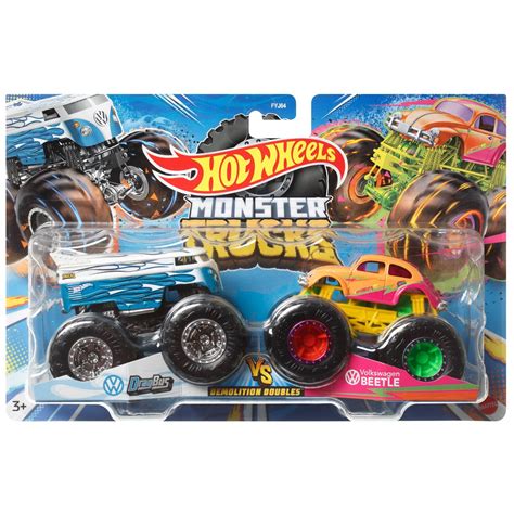 Hot Wheels Monster Trucks Demolition Doubles 1 64 Scale 2023 Mix 1 2