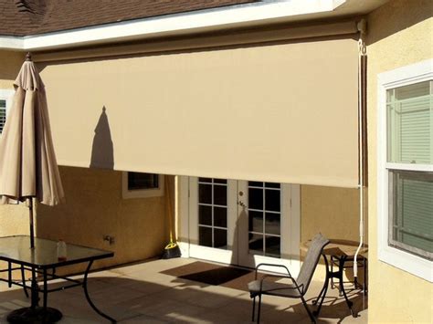 Patio Roller Drop Shade Traditional Patio Los Angeles By