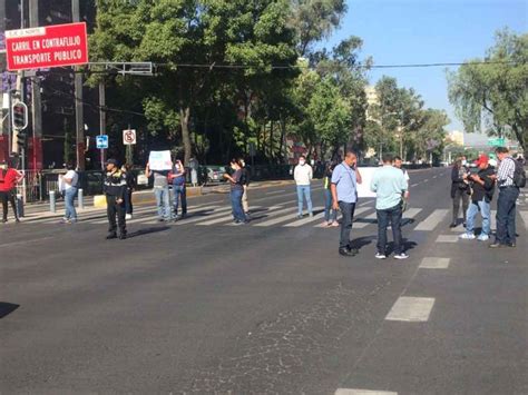 Manifestantes Bloquean Eje 2 Norte Por Falta De Agua