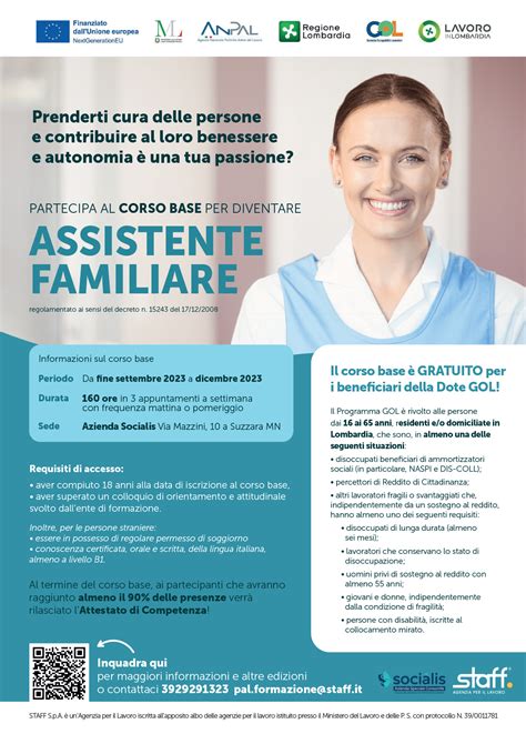 Corso Base Per Assistenti Familiari Socialis