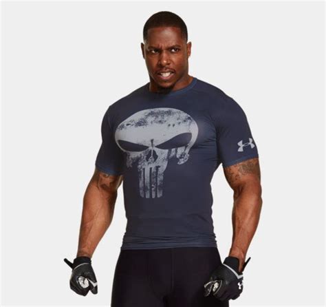 Men S Under Armour Alter Ego Punisher Team Compression Shirt Ship