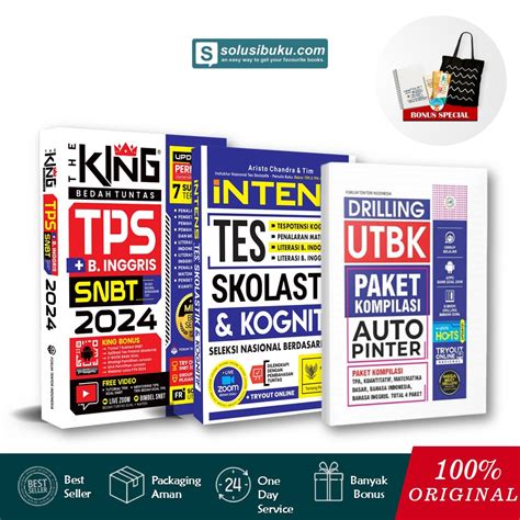 Jual Buku The King Bedah Soal Dan Materi Tps Snbt Intens Tes