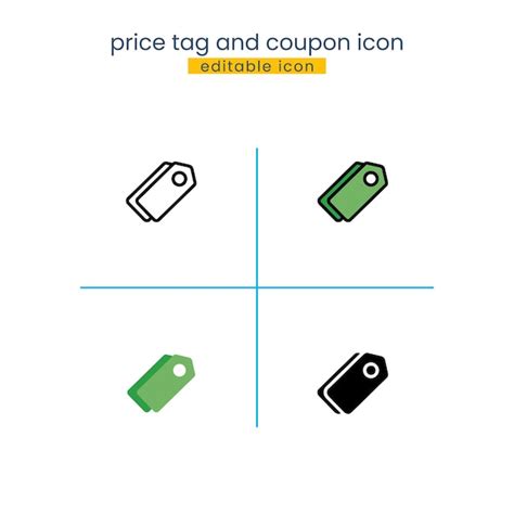 Premium Vector Price Tag And Coupon Icon