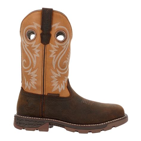 Shop Brown Mens Georgia Boots Carbo Tec Flx 11 Inch Alloy Toe Work