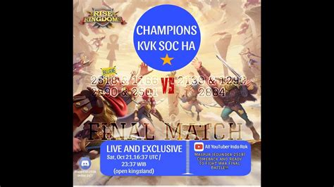 🔴 Live Streaming Kvk Soc Kd 3000 Altar Fight Youtube