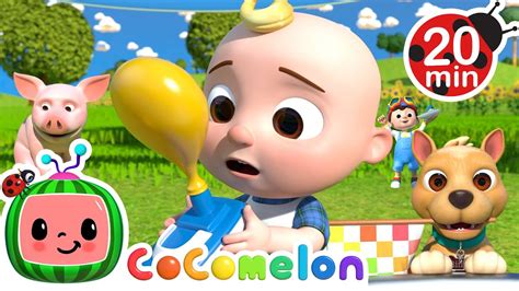 Balloon Boat Race Cocomelon Sing Along Nursery Rhymes And Songs