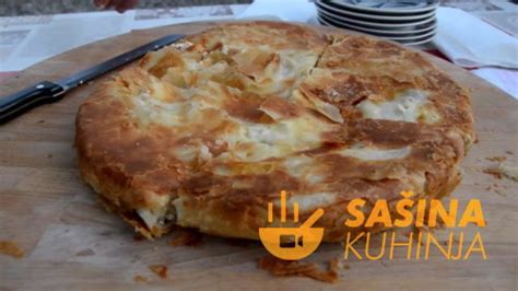 Sašina kuhinja Burek pita sirnica kao iz pekare recept VIDEO