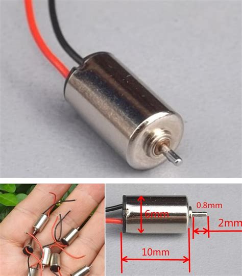 3V 3 7V 20000RPM 0610 Mini Coreless Motor Tiny Mic