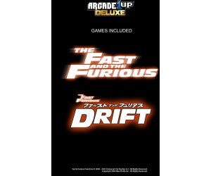 Arcade Up The Fast And Furious Deluxe Arcade Machine Desde