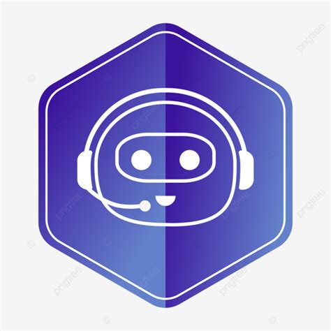 Imágenes Prediseñadas De Chatbot En Forma Hexagonal Futurista Png