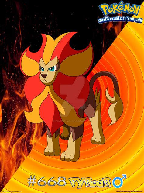 668 Pyroar male by PaMeLaEnGeL on DeviantArt