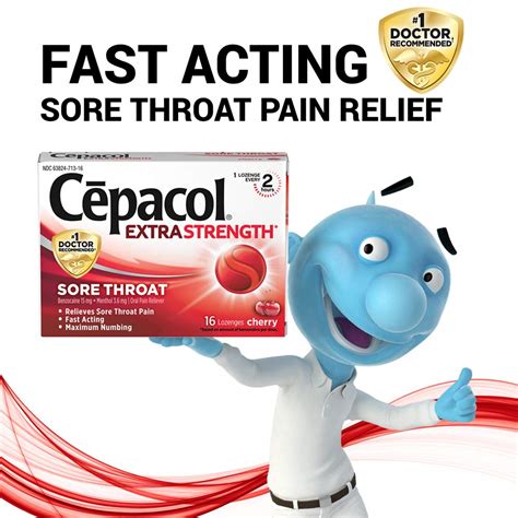 Cepacol Extra Strength Sore Throat Lozenges Powerful Symptom Relief