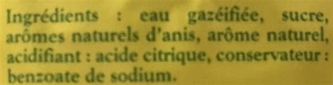 L Ordinaire Ean 3249290004689 Boissons avec sucre ajouté