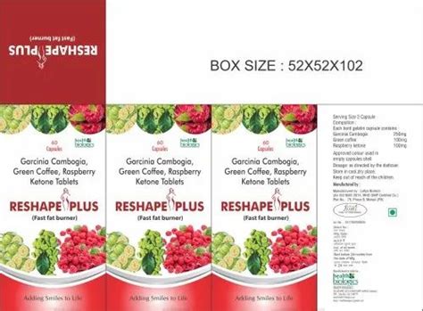 Reshape Plus Capsules, For Hospital, Health Biologics at Rs 350/box in ...