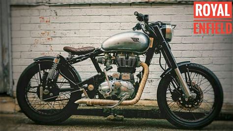 Vintage Bobber 350 Modified Royal Enfield Classic 350 Into Bobber