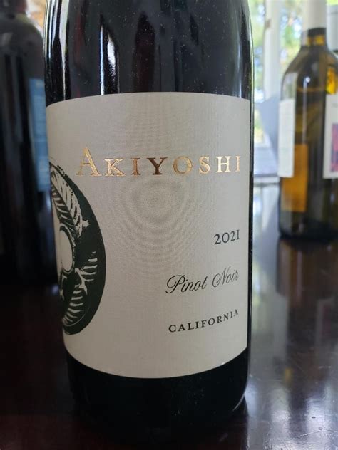 David Akiyoshi Pinot Noir Reserve Barrel Aged Usa California