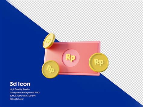 Premium Psd D Rupiah Indonesian Money Illustrations Rendering