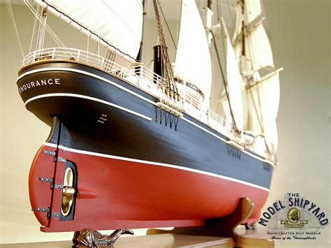 Endurance Wooden Scale Model Ship Stern View | The Model Shipyard