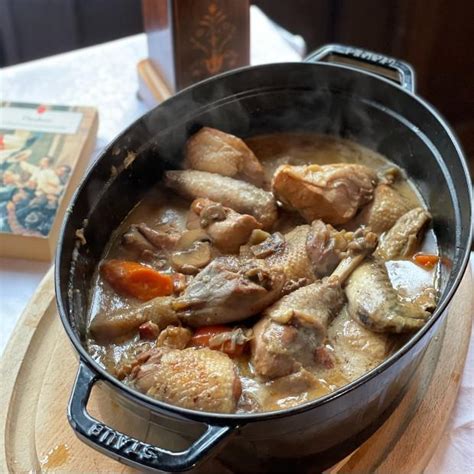 Recette de fricassée de poulet Vallée dAuge de Stéphane Les Carnets