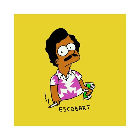 Bart Simpson T Shirt Is Pablo Escobar