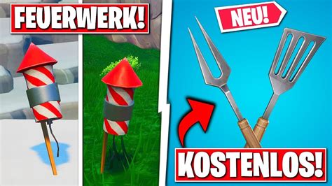 KOSTENLOSE SPITZHACKE In FORTNITE Bekommen Alle Feuerwerk Orte In