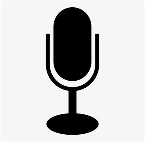 Classic Microphone With Stand Cut Files For Cricut Clip Art