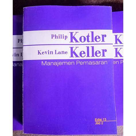 Jual Buku Manajemen Pemasaran Edisi Jilid Kotler Shopee Indonesia