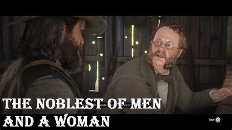 Red Dead Redemption 2 Stranger Mission The Noblest Of Men And A Woman Youtube