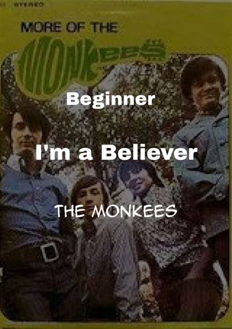 I'm a Believer - The Monkees - Standard Notation | Greg's Transcripts