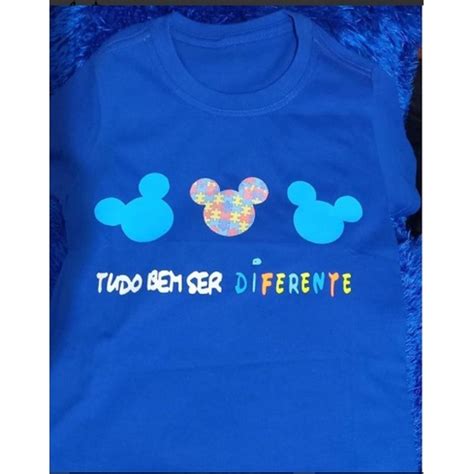 Camiseta Infantil Autismo Blusa Para Autista Asperger Tea Transtorno Do