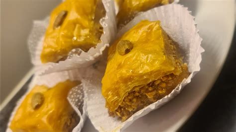 Baklawa Turc à la pâte filo prête en 20 minutes بقلاوة تركية بعجينة