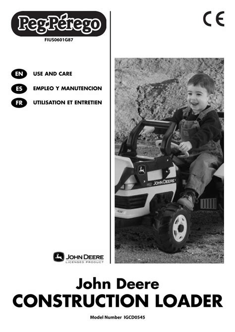 Pdf John Deere Construction Loader Peg Peg Peregoparts Manuals