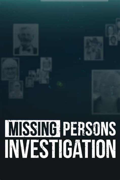 Missing Persons Investigation (TV Series 2023- ) - Posters — The Movie Database (TMDB)