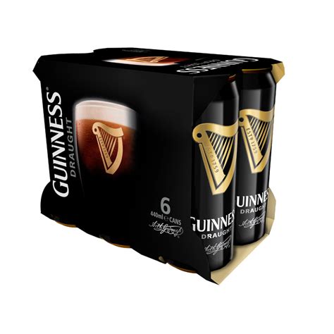 Guinness Draught Cans 6x440ml - International Beer | Super Liquor