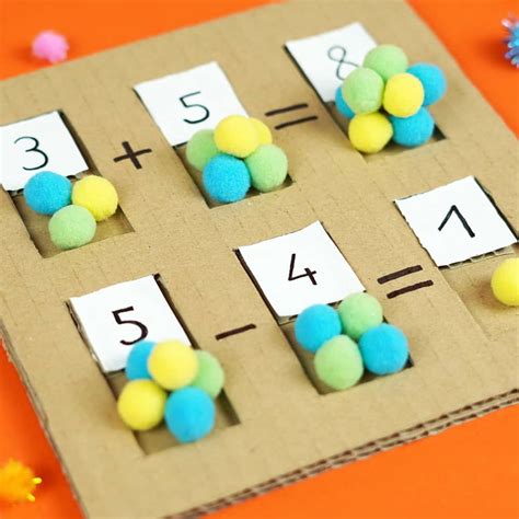 Cardboard Math Learning Board Hello Wonderful