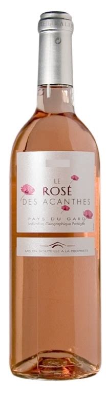 Languedoc Roussillon Vin de Pays du Gard Rosé Les Acanthes Cave de