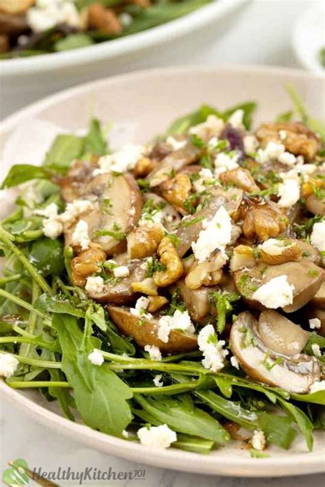 Mushroom Salad Recipe A Deceptively Tasty Vegan Salad