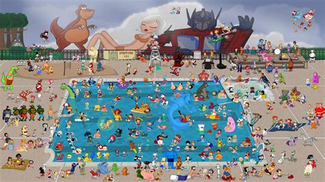 Pool Party By Zachthetrex On Deviantart