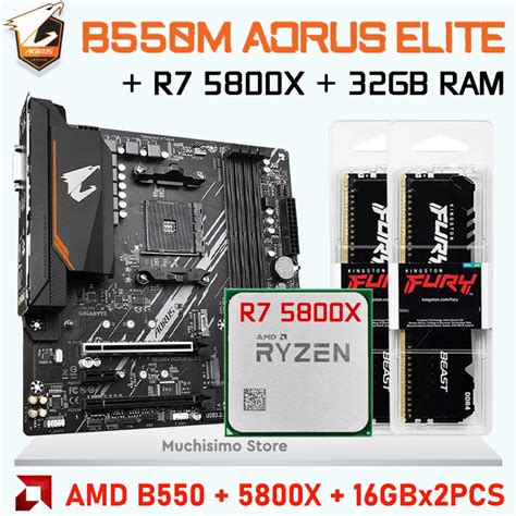 Gigabyte B550m Aorus Elite Motherboard Amd Socket Am4ryzen 5000