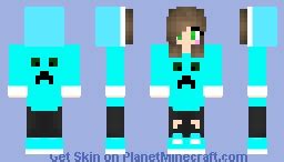 Creeper Girl Minecraft Skin