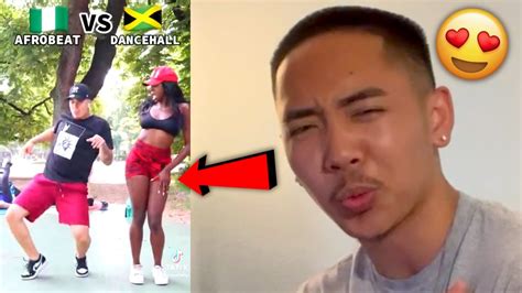 Afrobeats Vs Dancehall 🇳🇬🇯🇲😍 American Reaction Nigerian And Jamaican Music Dance Moves ️ Youtube