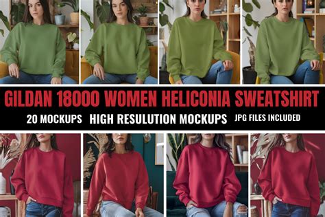 Gildan Heliconia Mockup Bundle Graphic By Mockup Infinity