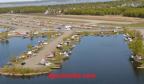 Lake Hood Seaplane Base Airport in Anchorage, Alaska - Apnar Seba