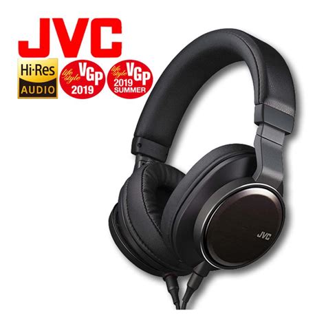 ハイレゾヘッドホン ヘッドフォン Jvc Wood01 Ha Sw01 ブラック 黒 ハイレゾ対応ヘッドホン 密閉型 オーバーヘッド型