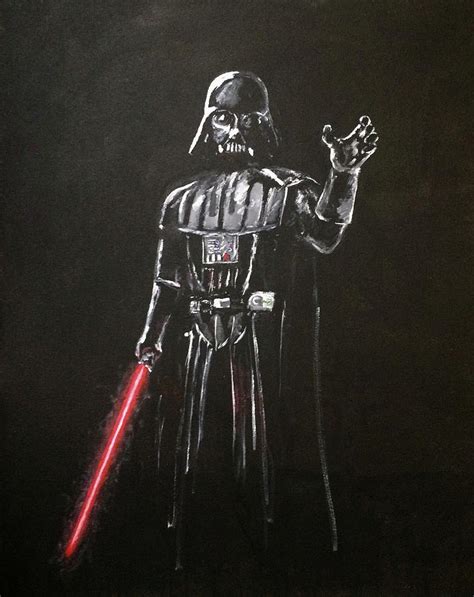 Darth Vader Painting By William Chas Maxwell Fine Art America