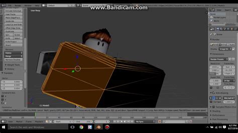 How To Render Your Roblox Character In Blender Youtube