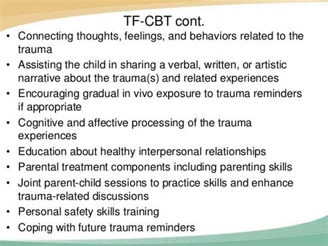 Implementing Trauma Focused Cognitive Behavioral Therapy In Mn