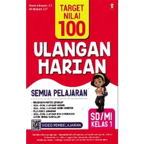 Jual Buku Target Nilai 100 Ulangan Harian Semua Pelajaran SD MI Kelas 1